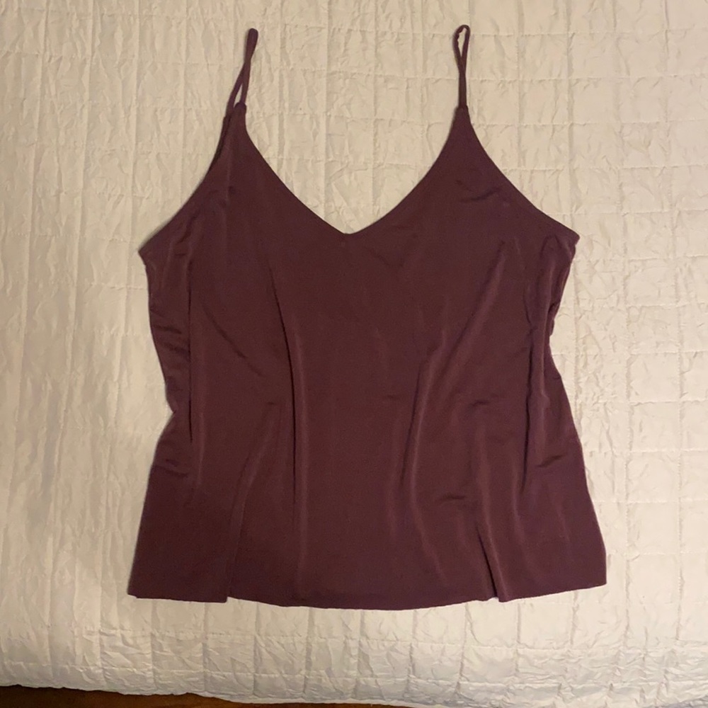 Burgundy tank top